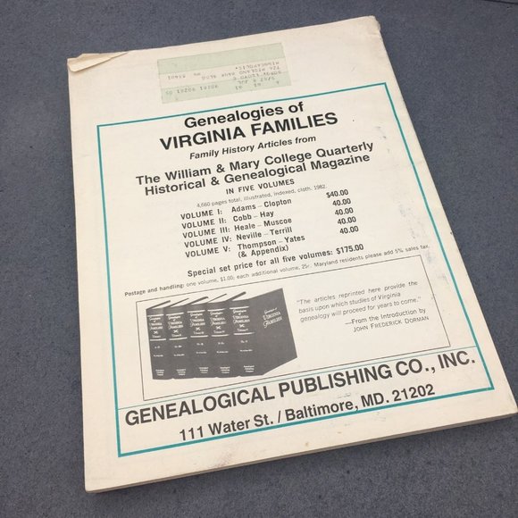 Geneaology Helper May/June 1982 Paperback Volume 36 Number 3 Everton Publishers - Picture 4 of 5